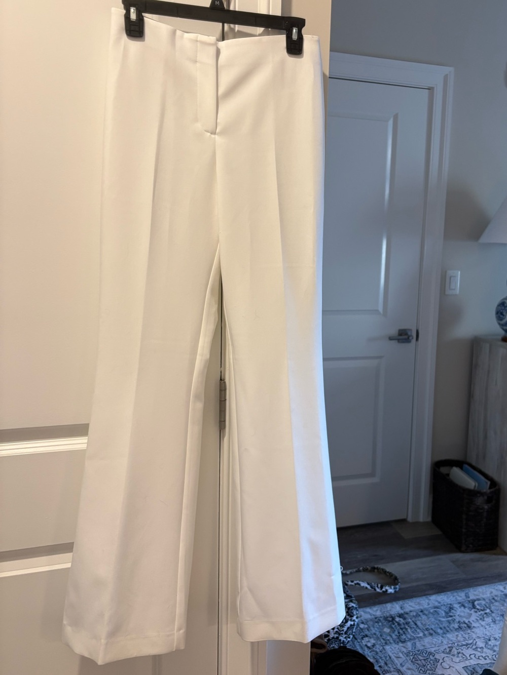 Zara White Wide-Leg Pants